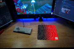 Flamin Ombre Damascus Mousepad - [alt_customs]