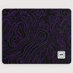 Purple Black Damascus Mousepad - [alt_customs]