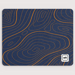 Blue Orange Damascus Mousepad - [alt_customs]