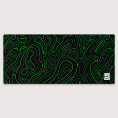 Green Black Damascus Mousepad - [alt_customs]