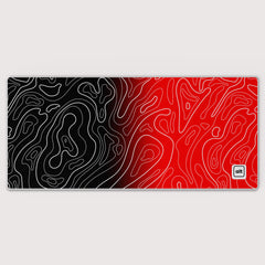 Flamin Ombre Damascus Mousepad - [alt_customs]