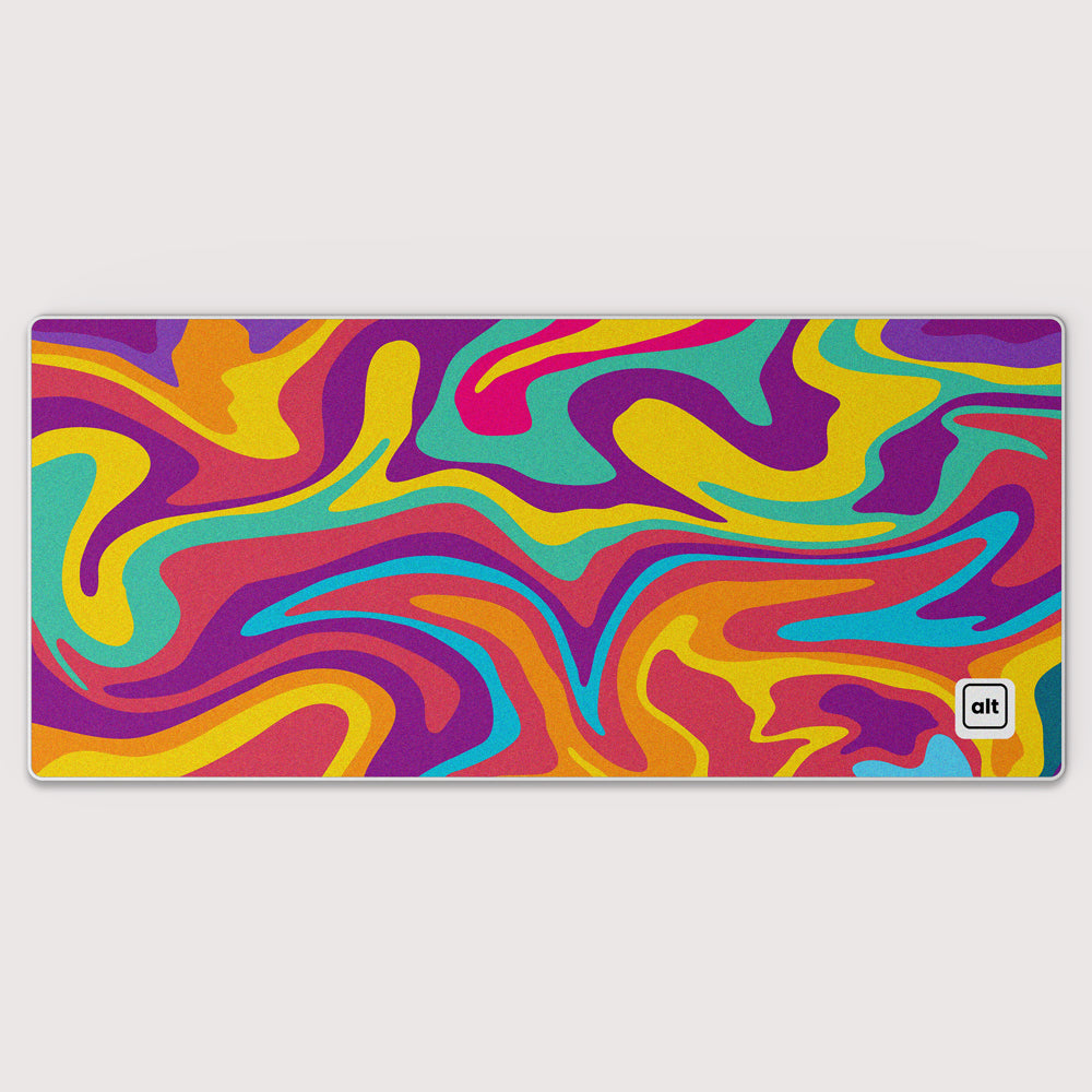 Zebra Gum Waves Mousepad