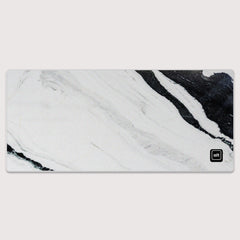 Black and White Marble Mousepad - [alt_customs]
