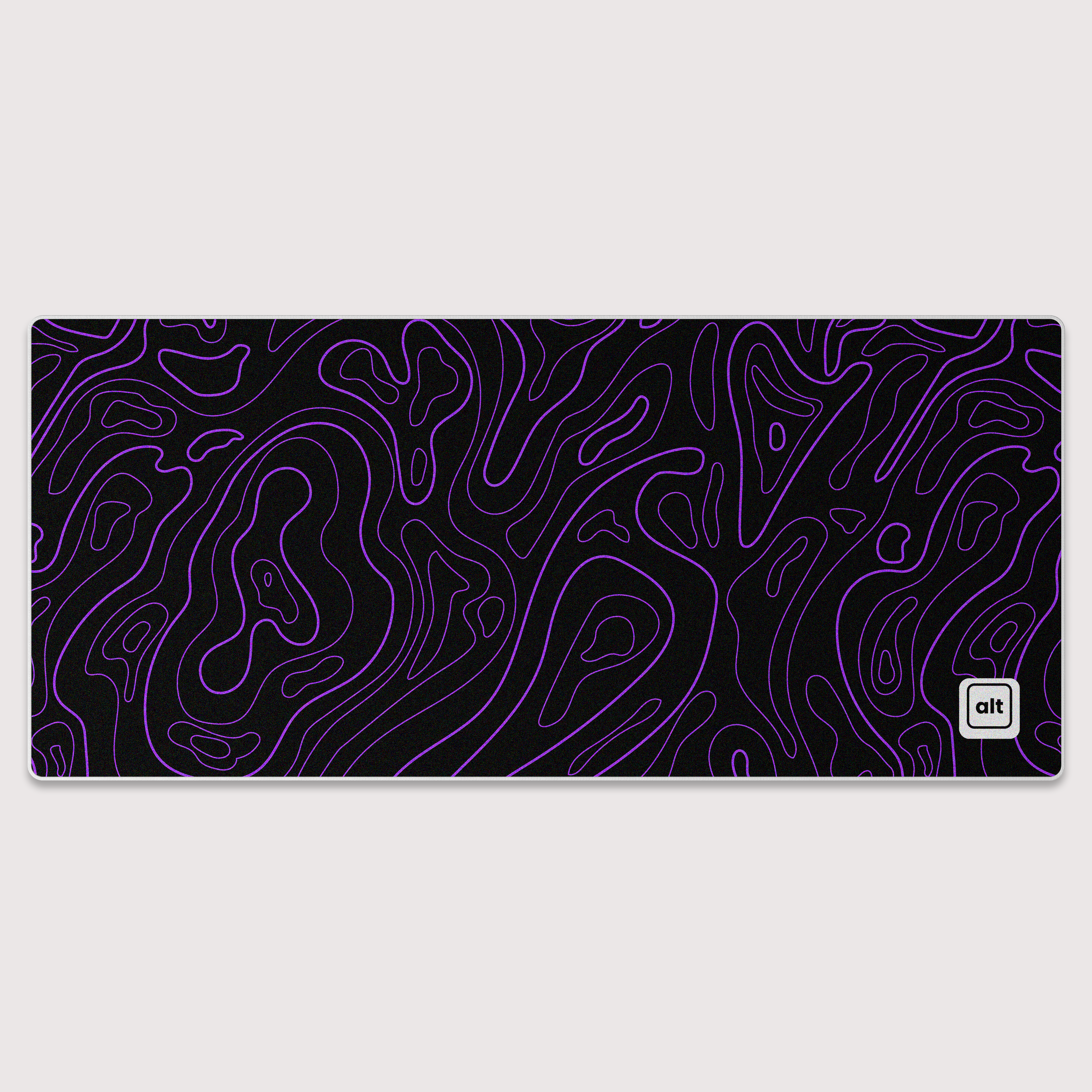 Purple Black Damascus Mousepad