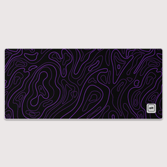 Purple Black Damascus Mousepad - [alt_customs]