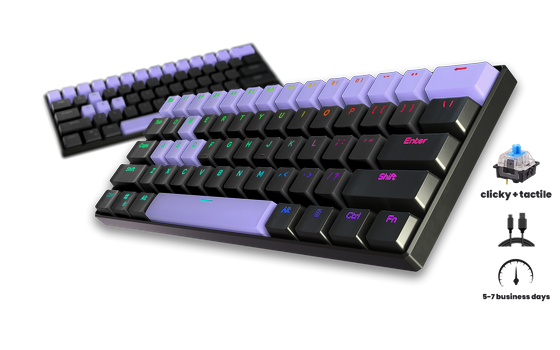 Ivy T1 Pro 60% Gaming Keyboard - Gaming Keyboards