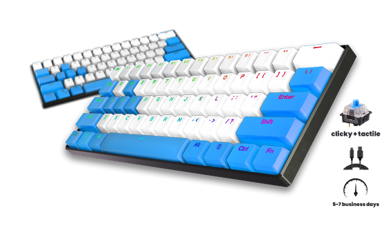 Wave T1 Pro 60% Gaming Keyboard - Gaming Keyboards