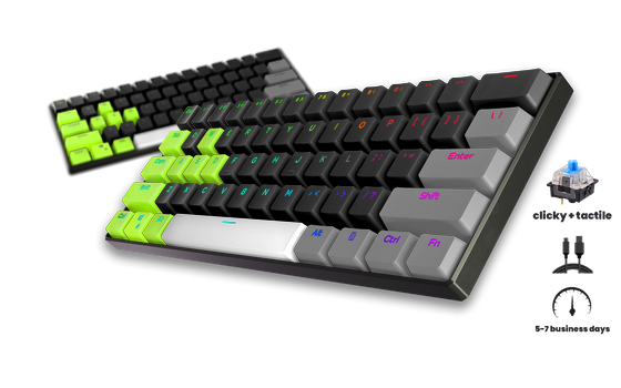 Commet T1 Pro 60% Gaming Keyboard - Gaming Keyboards