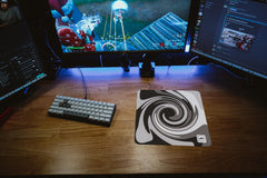 Twisted Grayscale Mousepad - [alt_customs]
