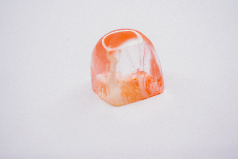 Orange Jelly Artisan Keycap - Gaming Keyboards