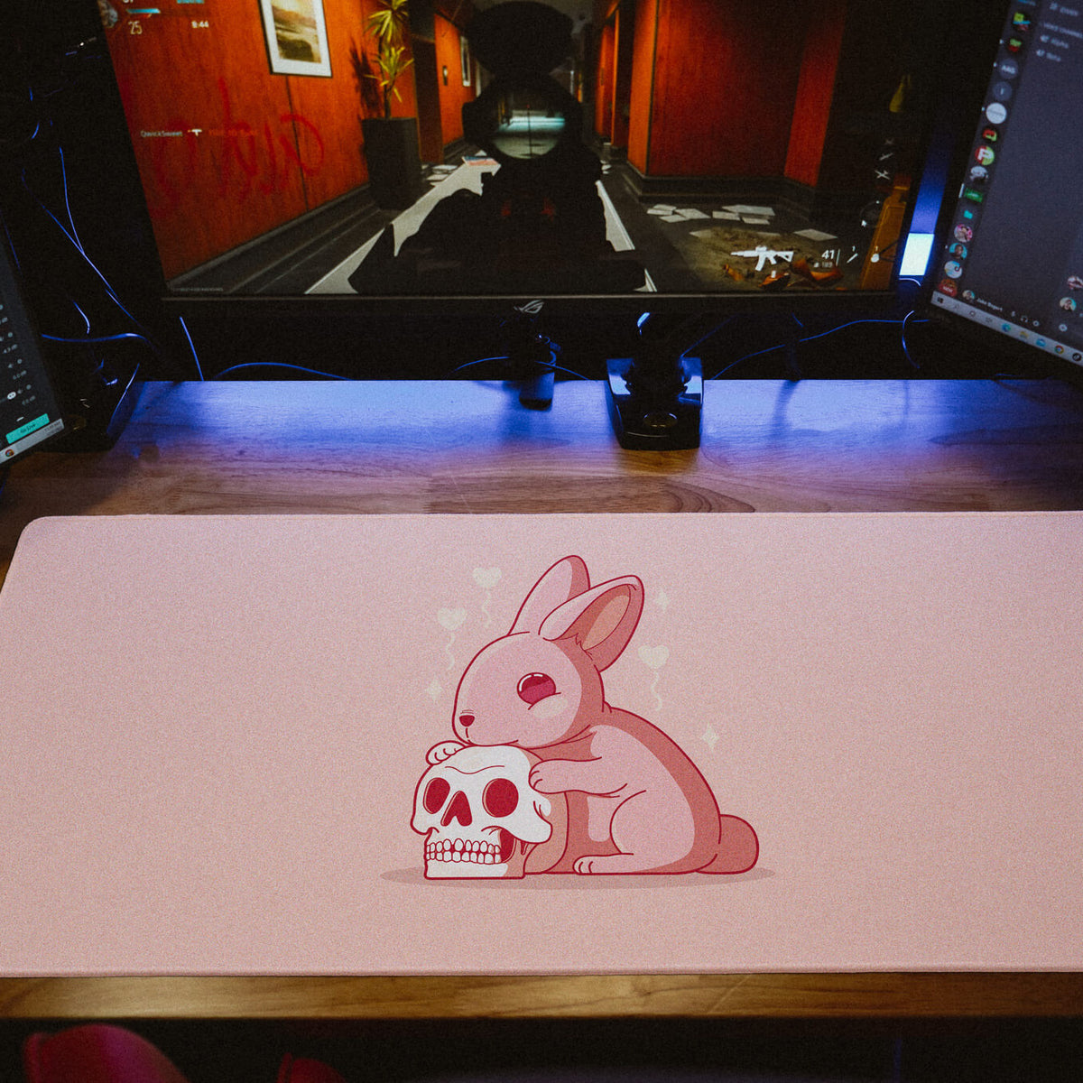 PADSMITH スカルデザイン マウスパッド ゲーミングマウスパッド