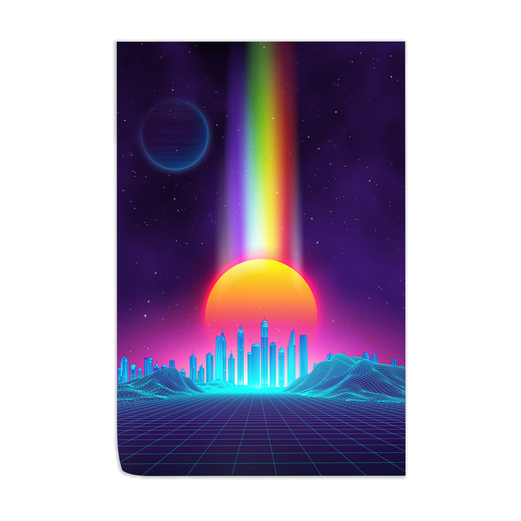 Retro Rainbow Wall Art
