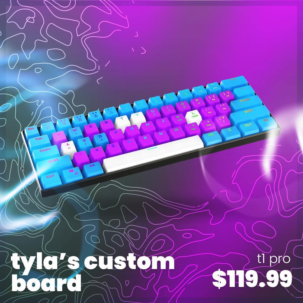 tyla's custom t1 pro - AltCustomsKeyboards